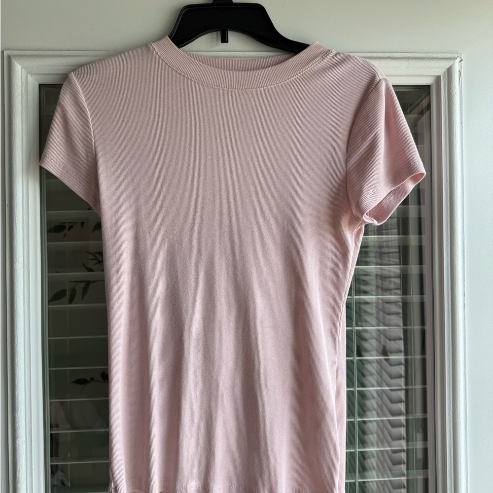 a new day Light Pink Short Sleeve Tee